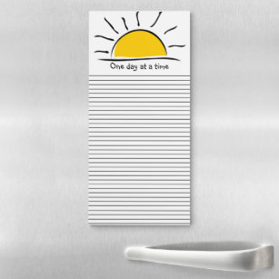 One day at a time magnetic notepad