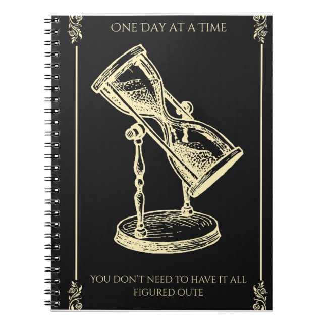 One Day at a Time – Motivational Journal (Front)