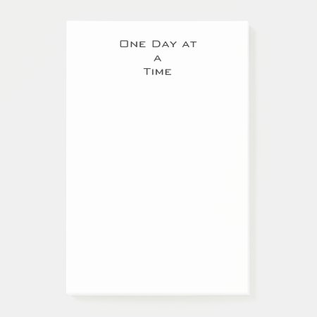 One Day At A Time Notes