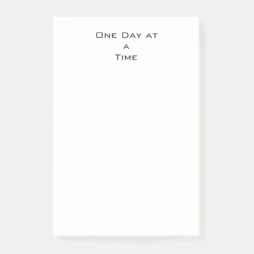 One Day at a Time Notes