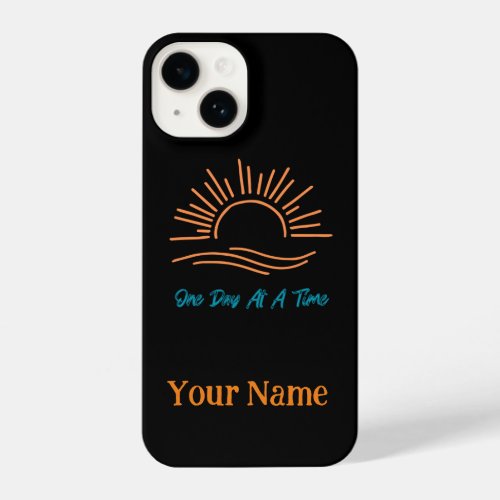 One Day At A Time ODAAT IPhone 14 Case Sober Life