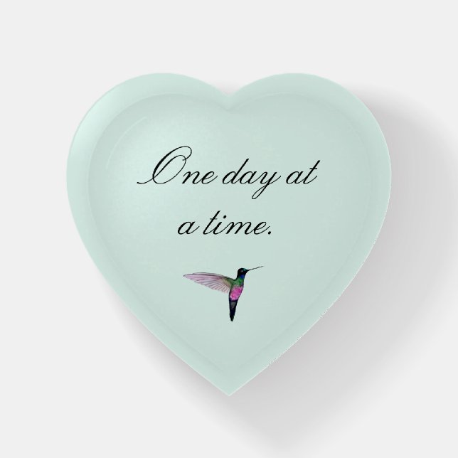 One Day at a Time Paperweight (Front)