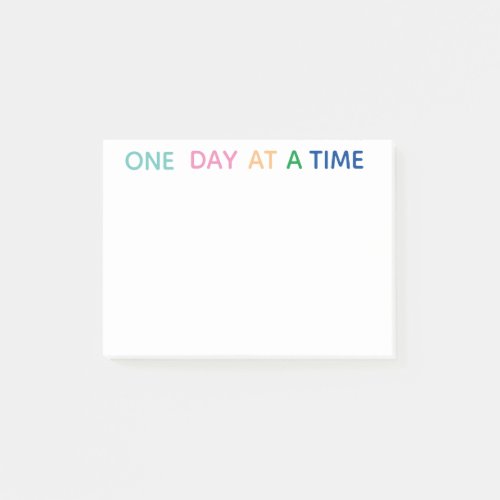 ONE DAY AT A TIME Post_it Notes
