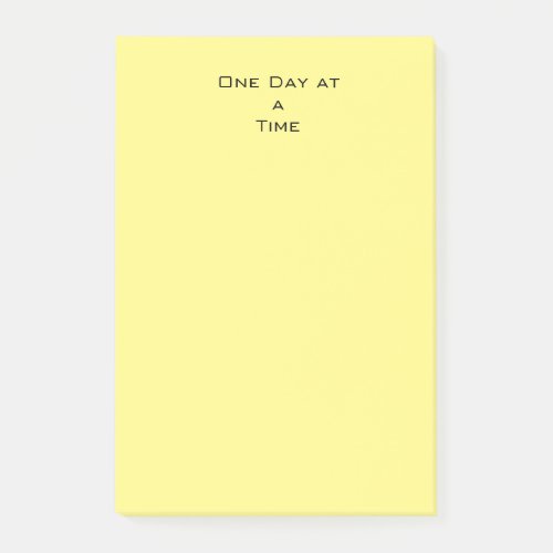 One Day at a Time Post_it Notes