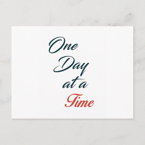 One Day at a time Postcard