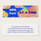 One Day at a Time profile card or bookmark (Front & Back)
