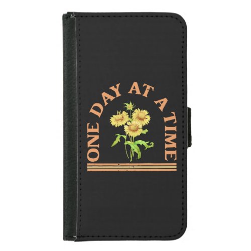 One Day At A Time Samsung Galaxy S5 Wallet Case