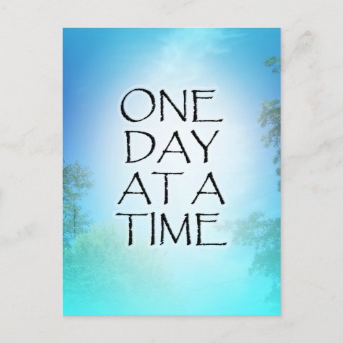 One Day at a Time September Sky Postcard