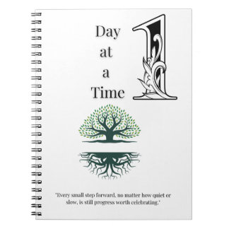 One Day at a Time Spiral Notebook – Mental Wellnes