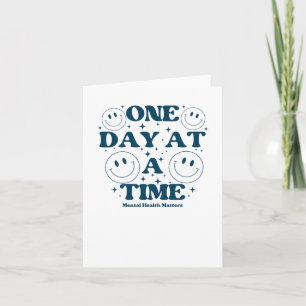 One Day At A Time Sticker Card