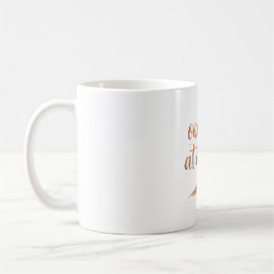 One Day At A Time Watercolor Sunrise Quote Mug