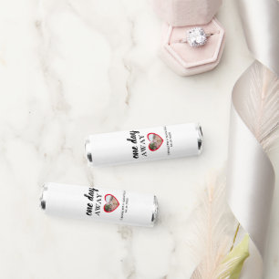 One Day Away Heart Photo Rehearsal Dinner Breath Savers® Mints