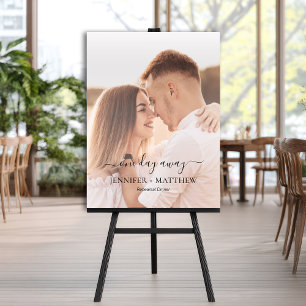 One Day Away Photo Rehearsal Dinner Foam Boards