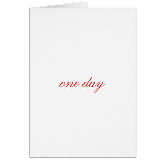 one day cards