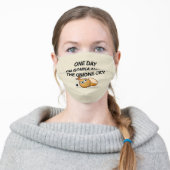 One Day I'm Gonna Make The Onions Cry Adult Cloth Face Mask (Worn)