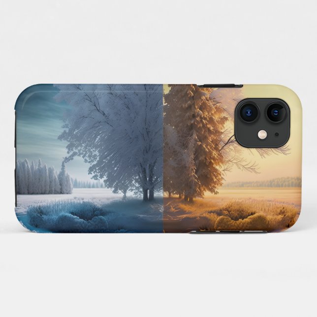 One day in winter Case-Mate iPhone case (Back (Horizontal))