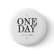 One Day Inspiring Sobriety Quote White Black