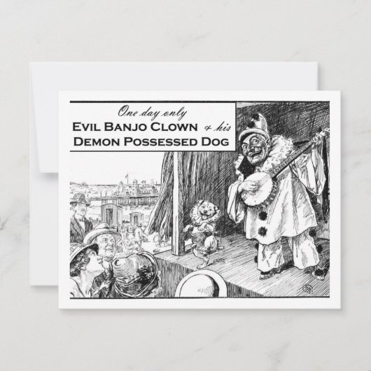 One Day Only: Evil Banjo Clown (Front)