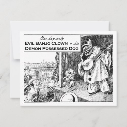One Day Only Evil Banjo Clown