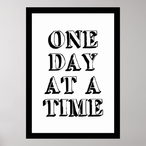 one day poster