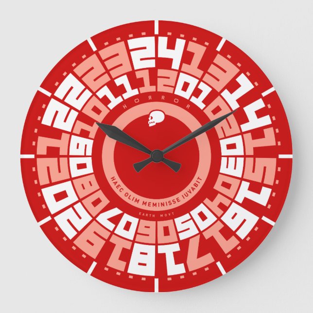 One Day, This Will Be Pleasing to Remember Large Clock (Front)