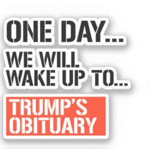 One Day we will wake up Sticker