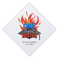 One Degree Hotter Flame Graduation Cap Topper