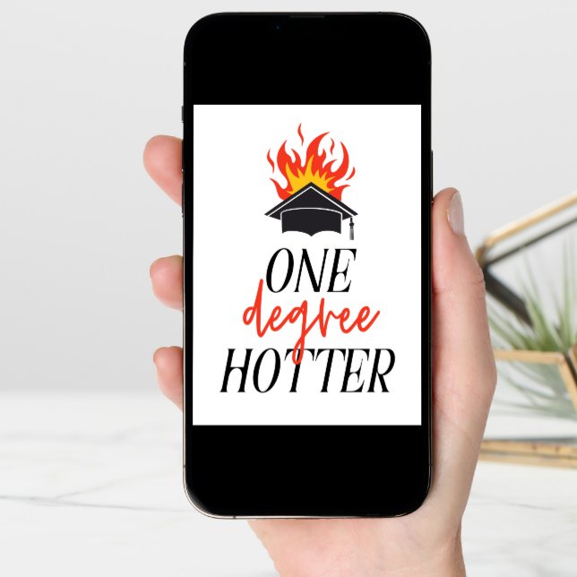One Degree Hotter Flame Graduation Card (Front Digital)