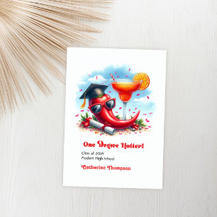 One Degree Hotter Graduation Photo Announcement