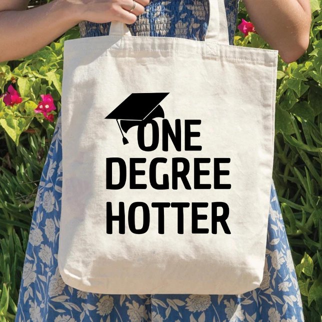 One Degree Hotter Humor Graduation Announcement Tote Bag (One Degree Hotter Humor Graduation Announcement Tote Bag)