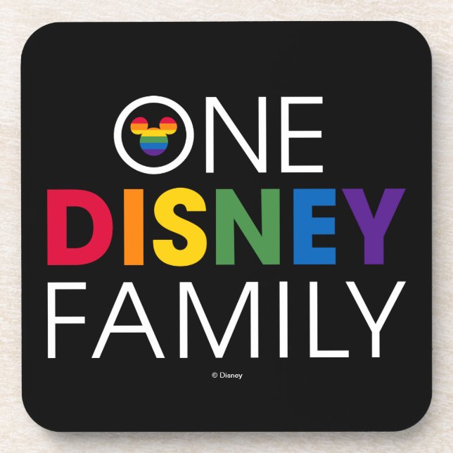 One Disney Family Beverage Coaster (Front)