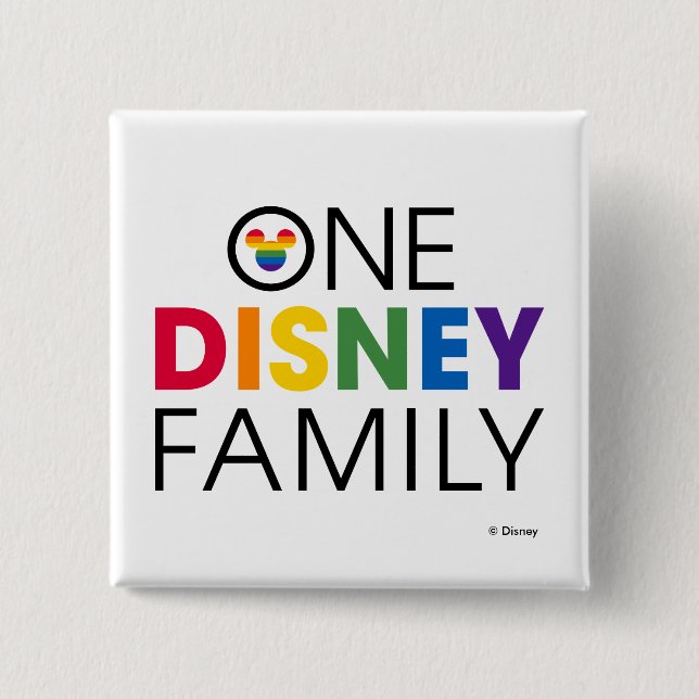 One Disney Family Button (Front)