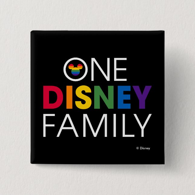 One Disney Family Button (Front)