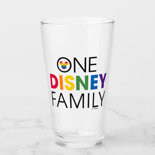 One Disney Family Glass