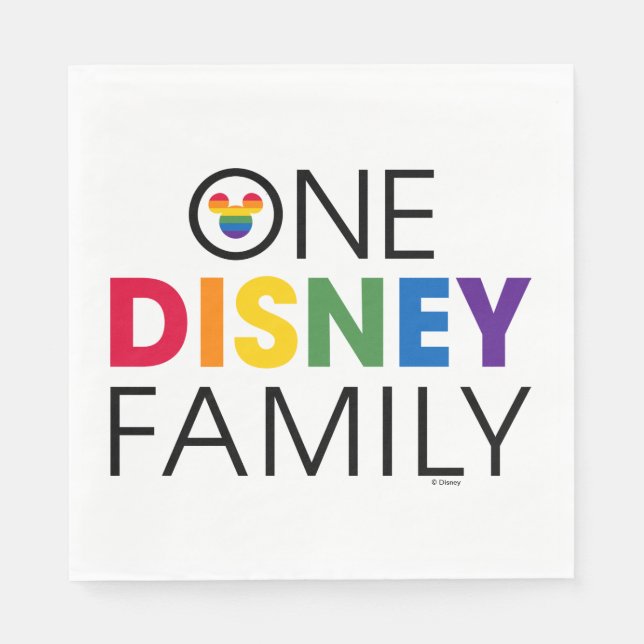 One Disney Family Napkins (Front)