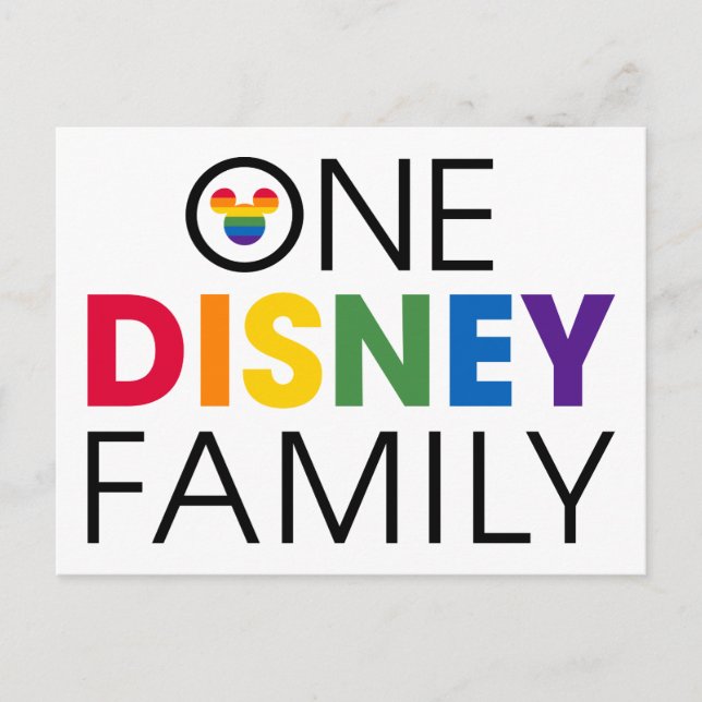 One Disney Family Postcard (Front)