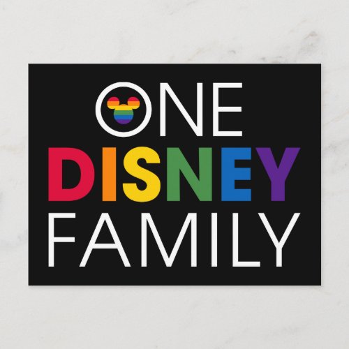 One Disney Family Postcard