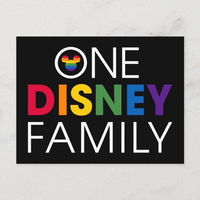 One Disney Family Postcard (Front)