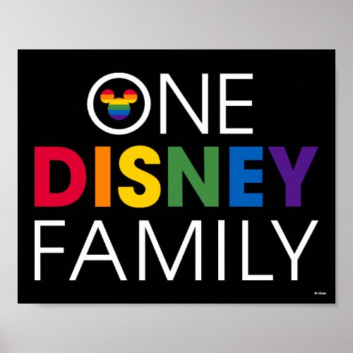 One Disney Family Poster