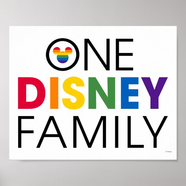 One Disney Family Poster (Front)