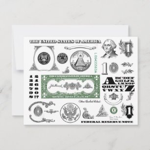 One Dollar Bill Pattern