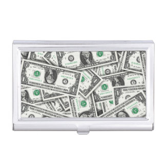 One Dollar Bill Pattern Business Card Case