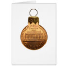 One dollar cent bauble
