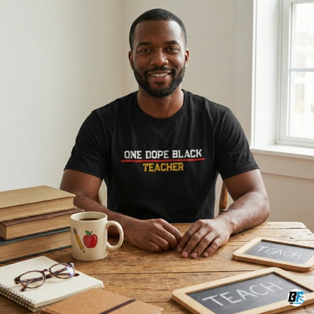 One Dope Black Teacher African American Educator T-Shirt (Creator Uploaded)