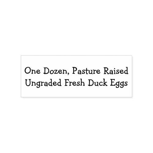 One Dozen Eggs Stamp