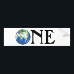 ONE EARTH BUMPER STICKER<br><div class="desc">Copyright New Beltane 2007 | www.newbeltane.com. Customize using Zazzle's options.</div>