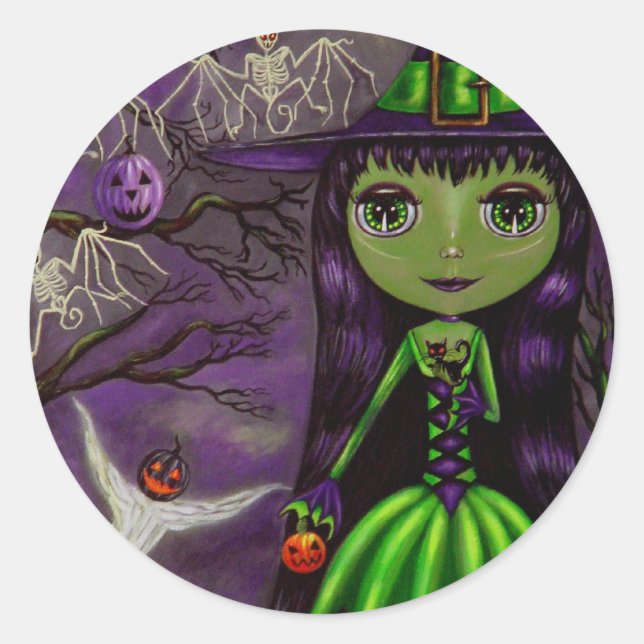 One Eerie Halloween Night Sticker (Front)