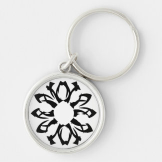 One Element Floral Pattern Keychain