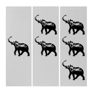 one Elephant, two Elephants... cool & cute Triptych
