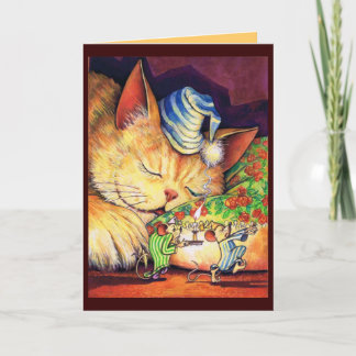 One Eye Open Holiday Card